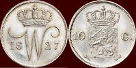 Koninkrijk der Nederlanden 10 Cents NEDERLAND (NETHERLANDS, KINGDOM) - WILLEM I, 1815-1840 - 1827, Utrecht -