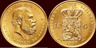 Koninkrijk der Nederlanden 10 Gulden NEDERLAND (NETHERLANDS, KINGDOM) - WILLEM III,1849-1890 - -