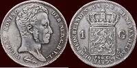 Koninkrijk der Nederlanden 1 Gulden NEDERLAND (NETHERLANDS, KINGDOM) - WILLEM I, 1815-1840 - 1823, Brussel -