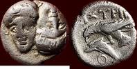  340-313 BC v. Chr.  THRACE (THRAKIEN), ISTROS - AR Trihemiobol, circa 340-313 BC f / ss