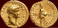 Roman Empire AV Aureus NERO, 54-68 - Rome -