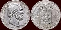 Koninkrijk der Nederlanden 2 ½ Gulden NEDERLAND (NETHERLANDS, KINGDOM) - WILLEM III, 1849-1890 - -