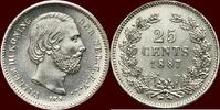 Koninkrijk der Nederlanden 25 Cents 1887 NEDERLAND (NETHERLANDS, KINGDOM... 4250,00 EUR  Excl. 14,00 EUR Verzending