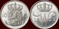 Koninkrijk der Nederlanden 10 Cents NEDERLAND (NETHERLANDS, KINGDOM) - WILLEM I, 1815-1840 - 1825, Brussel -