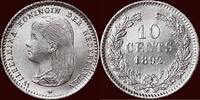 Koninkrijk der Nederlanden 10 Cents 1892 NEDERLAND (NETHERLANDS, KINGDOM... 195,00 EUR  Excl. 8,50 EUR Verzending