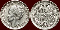 Koninkrijk der Nederlanden 10 Cents 1943 P NEDERLAND (NETHERLANDS, KINGD... 50,00 EUR  Excl. 8,50 EUR Verzending