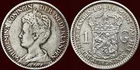 Koninkrijk der Nederlanden 1 Gulden NEDERLAND (NETHERLANDS, KINGDOM) - WILHELMINA, 1890-1948 - -