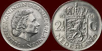 Koninkrijk der Nederlanden 2 ½ Gulden NEDERLAND (NETHERLANDS, KINGDOM) - JULIANA, 1948-1980 - -
