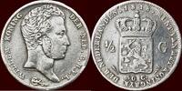 Koninkrijk der Nederlanden ½ Gulden NEDERLAND (NETHERLANDS, KINGDOM) - WILLEM I, 1815-1840 - 1818, Utrecht -