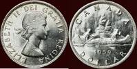 M&uuml;nzen 1 Dollar 1959 CANADA - ELIZABETH II, 1952-2022 - II 58,00 EUR  Excl. 8,50 EUR Verzending