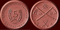 M&uuml;nzen 5 Mark 1921 GERMANY - OST-SACHSEN - REICHSHEIMST&Auml;TTENBURG -  Meis... 18,00 EUR  Excl. 8,50 EUR Verzending
