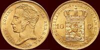 Koninkrijk der Nederlanden 10 Gulden NEDERLAND (NETHERLANDS, KINGDOM) - WILLEM I, 1815-1840 - 1825, Brussel -