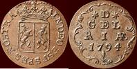 Gelderland 1/8 Stuiver 1794 NOORDELIJKE NEDERLANDEN (NETHERLANDS) - REPU... 80,00 EUR  Excl. 8,50 EUR Verzending