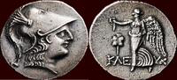 AR Tetradrachme PAMPHYLIA, SIDE - KLEUCHARES, magistrate - circa 145-125 BC -