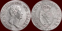 10 Kreuzer GERMANY - HESSEN-DARMSTADT, GROSSHERZOGTUM - LUDWIG I, 1806-1830 - -