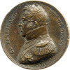 Frankreich kleine einseitige Bronzemedaille Charles Ferdinand, Duc de Berry -