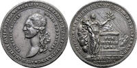 SACHSEN / FRANKREICH Zinnmedaille Friedrich August I. / Frieden von Schönbrunn -