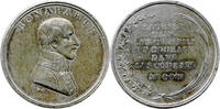 NAPOLEON UND SEINE ZEIT Zinnmedaille Napoleon Bonaparte / Frieden v. Lunéville 1801 -