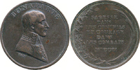 NAPOLEON UND SEINE ZEIT Bronzemedaille Napoleon Bonaparte / Frieden v. Lunéville 1801 -