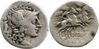Römische Republik Denar M. Junius Silanus -