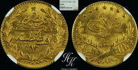 Turkey Gold 25 kurus (kurush) 1293 (1902) Abdülhamid II NGC MS64 Turkey 25 KURUS 1293 (1902) NGC MS64