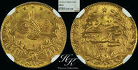 Turkey Gold   50 Kurus - Mehmed V - 1327 (1916-1917)  NGC MS64 Turkey 50 kurus 1327 (1916-1917) NGC MS64