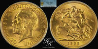 South Africa sovereign Gold sovereign 1932 SA George V PCGS MS65 South Africa -