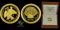 Greece 100 EURO 2021 Gold proof 100 euros 2021 'Afrodite' Greece PP 600,00 EUR  Excl. 35,00 EUR Verzending