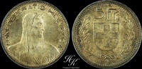 Switzerland 5 francs 1923 Silver 5 Francs Herdsman 1923 B Switzerland unz 130,00 EUR  Excl. 30,00 EUR Verzending