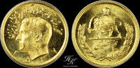 Iran Gold 1/2  Pahlavī - Mohammad Rezā Pahlavī - 1357 (1978) 2537 Iran 1/2 Pahlavi 1978 BU