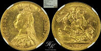 Australia sovereign 1887 Gold Sovereign 1887 Melbourne -Victoria- D: G: ... 2500,00 EUR  Excl. 35,00 EUR Verzending