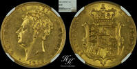 Great Britain sovereign Sovereign 1829 George IV NGC AU58 Great Britain -