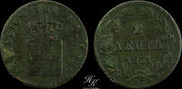 Greece 2 lepta 1851 Copper 2 lepta 1851 'King Otto' Greece vz 60,00 EUR  Excl. 40,00 EUR Verzending