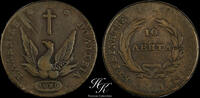 Greece 10 LEPTA 1831 Copper 10 lepta 1831 'Kapodistrias' Greece vz 180,00 EUR  Excl. 40,00 EUR Verzending