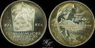 Czechoslovakia 100 korun 1985 Silver 100 Korun (KCS) 'Helsinki Conferenc... 120,00 EUR  Excl. 40,00 EUR Verzending