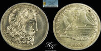 Greece 20 DRACHMAI 1930 Silver 20 Drachmai 1930 'POSEIDON' PCGS MS63 Gre... 250,00 EUR  Excl. 40,00 EUR Verzending