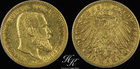 Germany 10 mark 1893 Gold 10 Mark - William II - 1893 F Kingdom of W&uuml;rtt... 550,00 EUR  Excl. 40,00 EUR Verzending