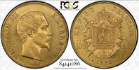 France 100 Francs 1858 Gold 100 francs 1858A 'Napoleon III' PCGS AU58 Fr... 4800,00 EUR  Excl. 40,00 EUR Verzending