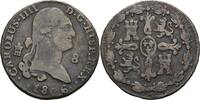 Spanien 8 Maravedis Karl IV. 1788-1808 -