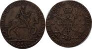 Spanien Kupfer-Jeton Carlos II. 1665-1700 -