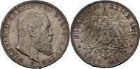 Württemberg 3 Mark Wilhelm II. 1891-1918 -