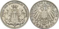 Hamburg 2 Mark 1905 Revers winz. Kratzer, CH UNC