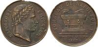 Frankreich Messingmedaille 1853. Napoleon III. 1852-1870 Entfernte Öse, VF-