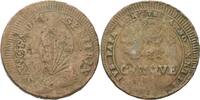 Italien-Kirchenstaat/Vatikanstadt 5 Baiocchi 1797, Pius VI. 1775-1799 Schrötlingsfehler, VF-