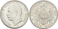 Baden 3 Mark Friedrich II. 1907-1918 -