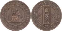 Französisch Indochina 1 Cent 1886, VF-EF