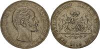 Reuss-Jüngere Linie - Schleiz Taler 1858, Heinrich LXVII. 1854-1867 VF