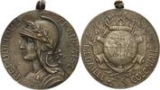 Frankreich Silbermedaille o.J. Dritte Republik 1870-1940 Mattiert, fast vorzüglich