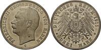 Baden 3 Mark Friedrich II. 1907-1918 -