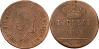 Italien-Neapel und Sizilien 10 Tornesi Ferdinand I. 1816-1825 -